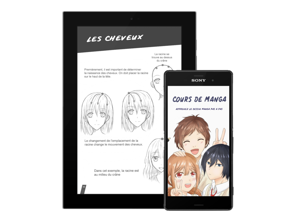 livre ebook cours de manga pour apprendre à dessiner les mangas