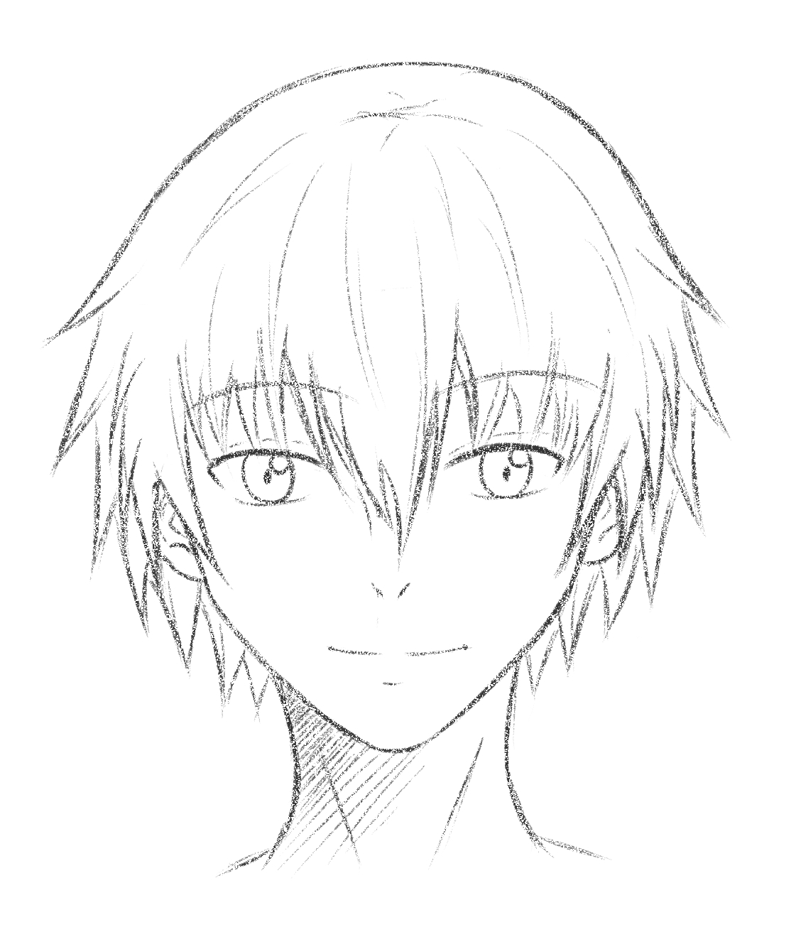 dessiner visage face garçon avec cours de manga, tuto gratuit visage face garçon, cours gratuit