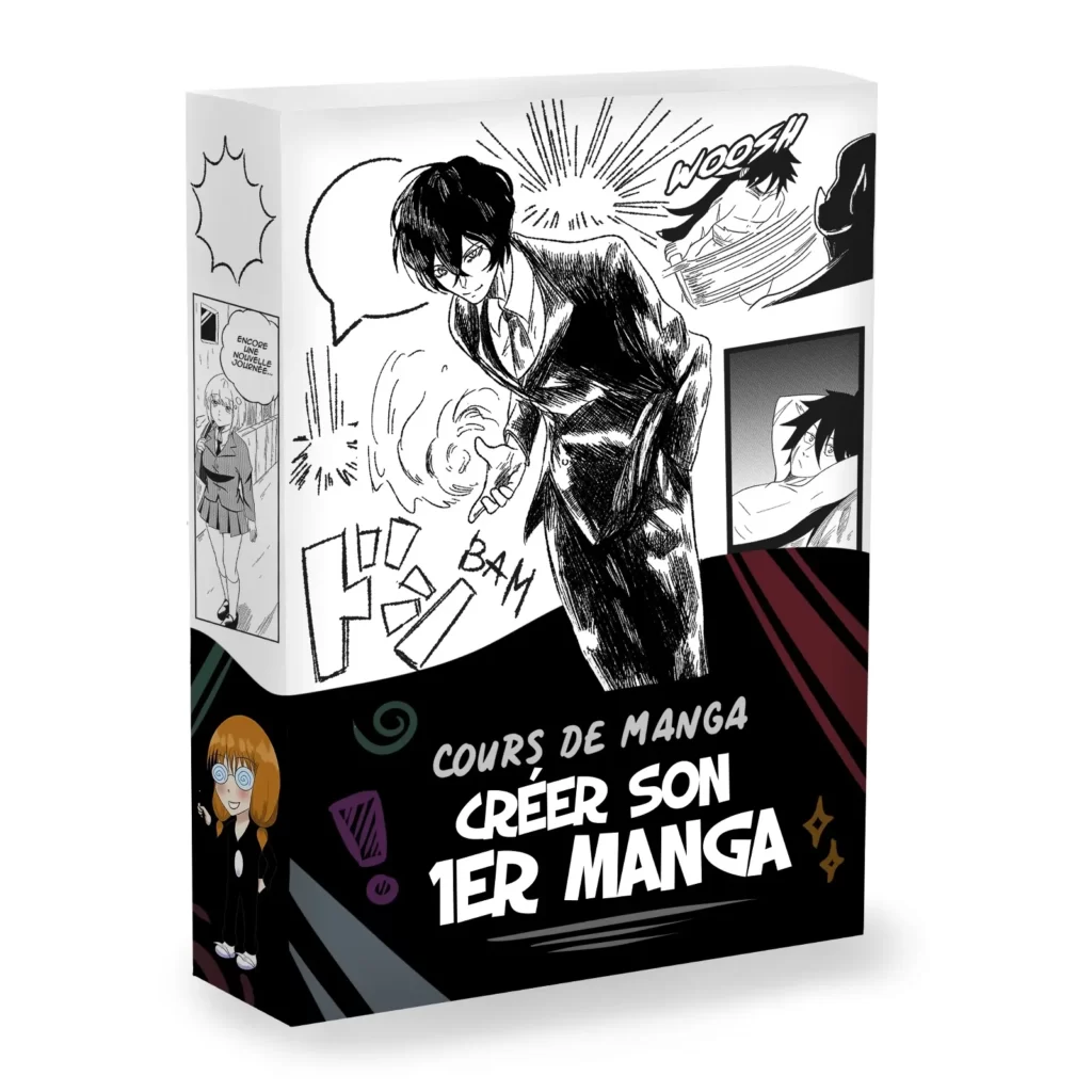 coffret cours de manga créer son 1er manga