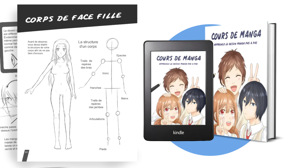 Lire la suite à propos de l’article Le Livre Idéal Pour Débutant en Dessin Manga Facile
