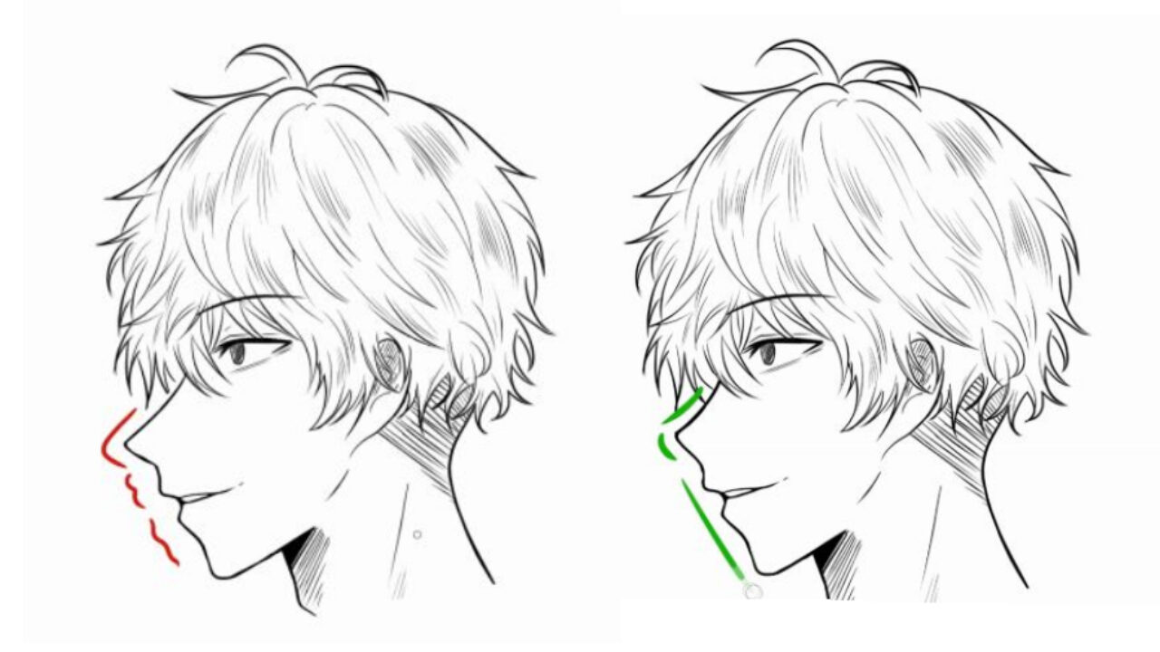 Améliorez votre Visage de Profil Manga : 5 Erreurs à Corriger